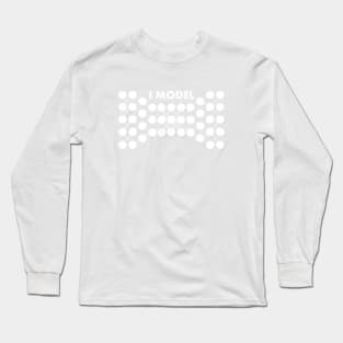 I model. Deep Learning Computer Science Coding Programmer AI Artificial Intelligence Long Sleeve T-Shirt